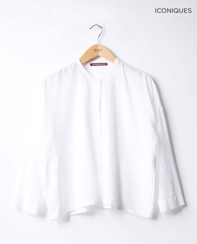 Blusa amplia Blanc