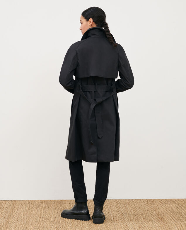 CATHERINE - Trench icónico 7016c 09 black