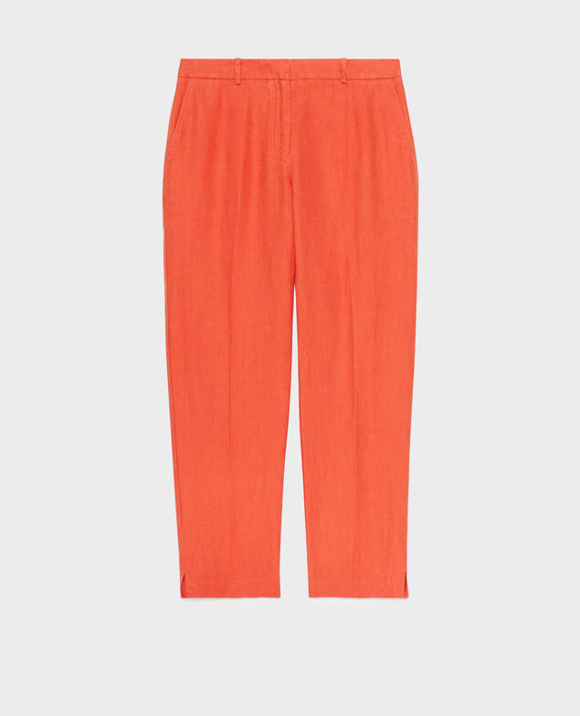 MARGUERITE - Pantalón cigarette 0250 tiger lily orange