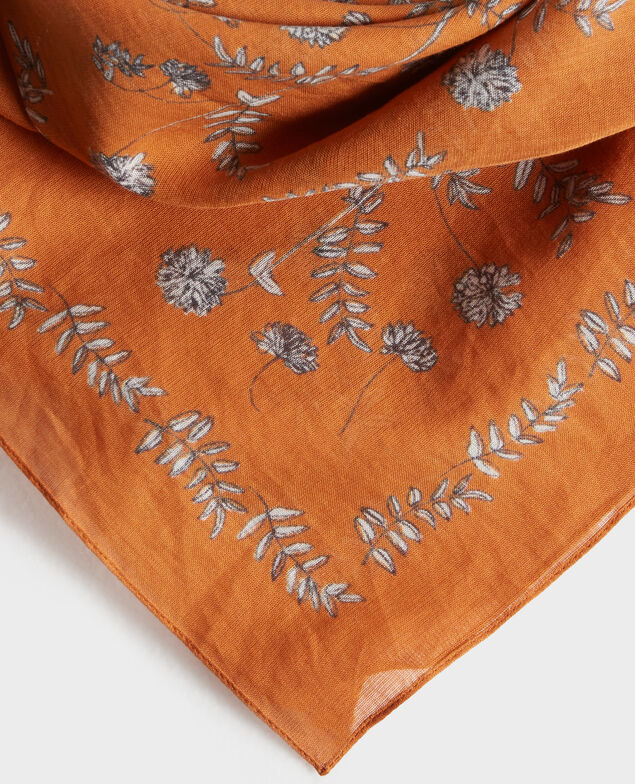 Bandana de algodón estampado Pumpkin spice