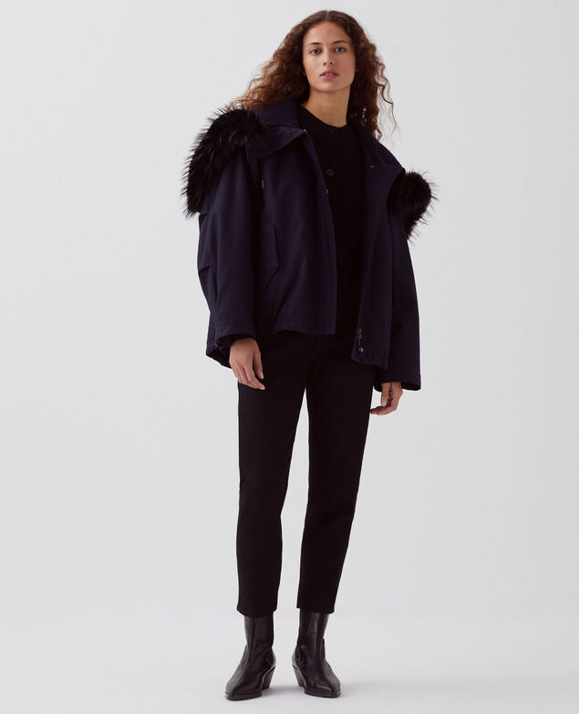 Parka con capucha H695 night sky