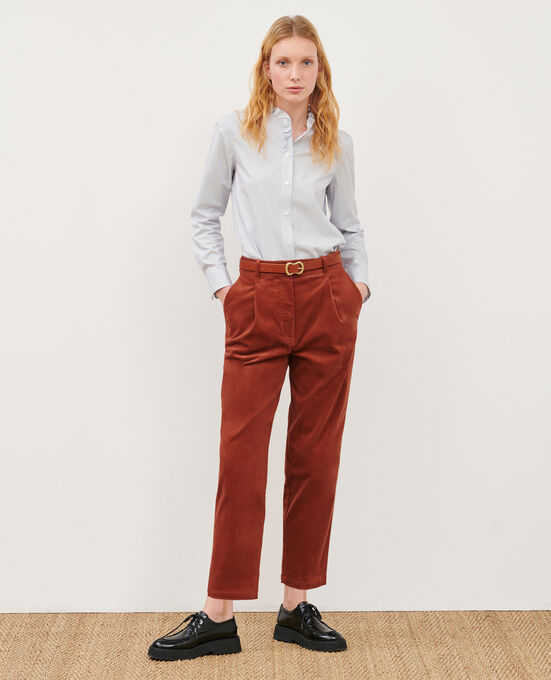 Pantalón de terciopelo 7030 19 WINE