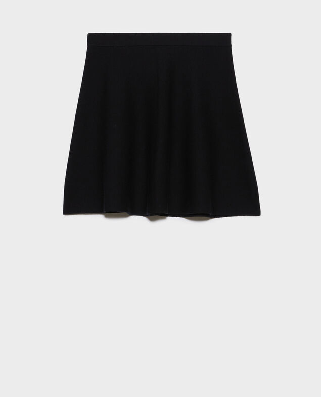 Mini falda de lana 8891 09 black