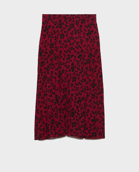 Falda larga estampada 8807 17 red 2wsk285v10