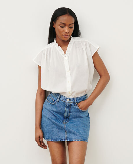Top de gasa de algodón 01 white 2sbl346c01