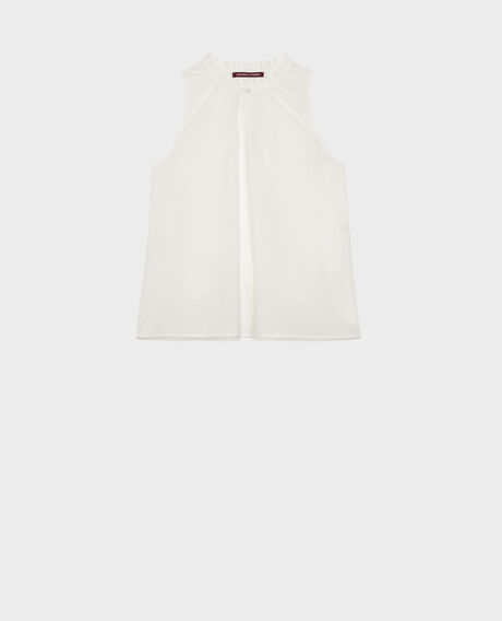 Top de gasa de algodón 01 white 2sbl417c01