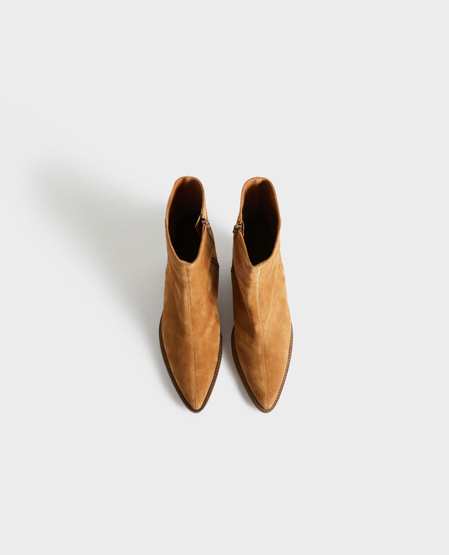 Botas camperas de ante 4024 camel 3ws090