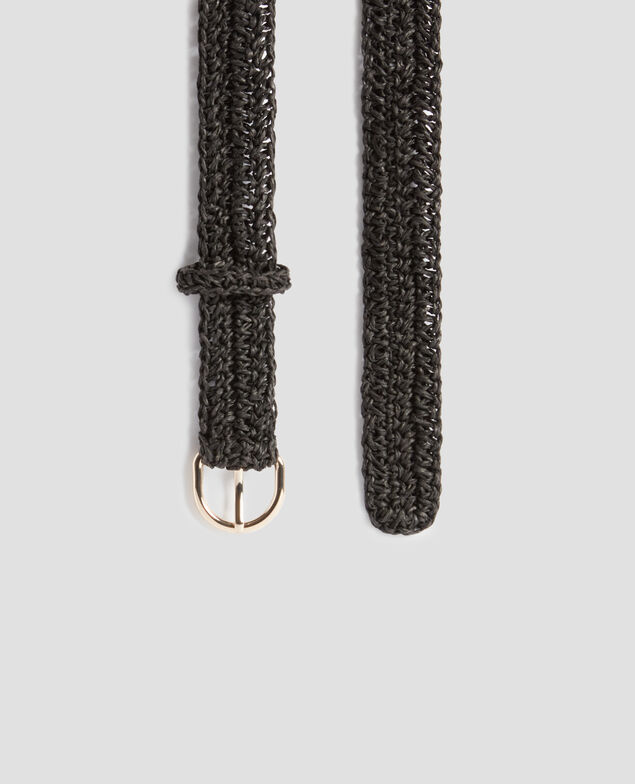 Cinturón ancho trenzado 8853 09 black