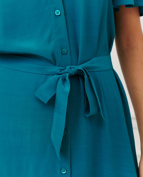 LAËTITIA - Vestido corto fluido 8906 harbor blue 2wdr358v02