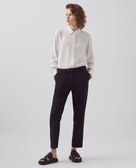 SIBYLLE - Camisa de seda Optical white Loriges
