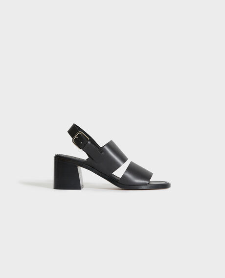 Sandalias de piel con tacón 09 black 2ss22352