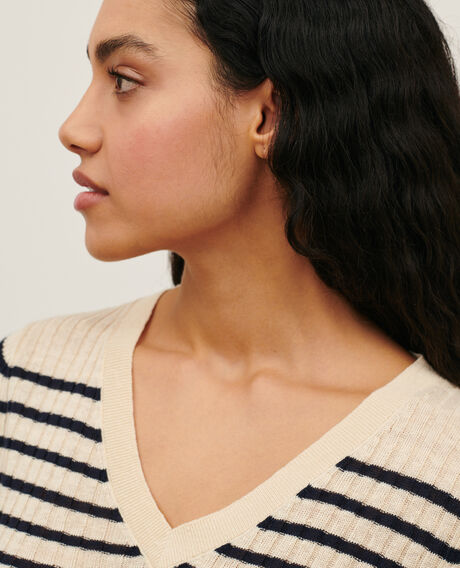 Jersey de rayas de lino 0692 night_sky_stripes 3sju271l01