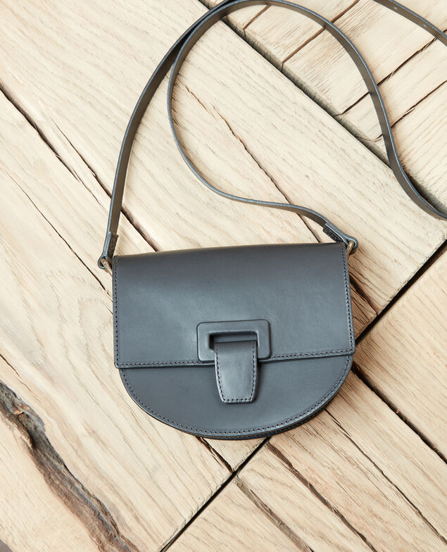 Bolso forma de media luna en pequeño formato Noir
