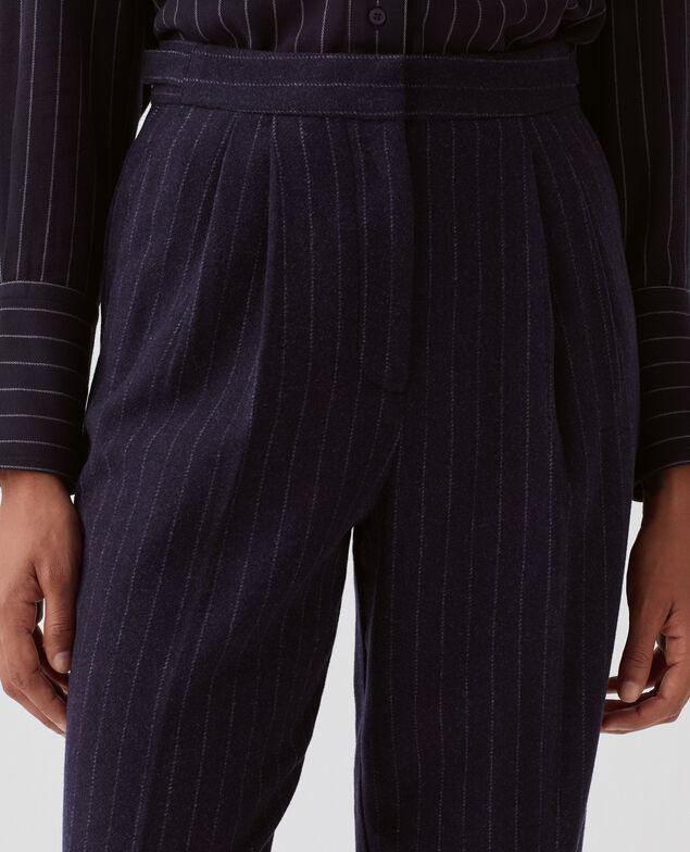 CAMILLE - Pantalón con pinzas I695 st navy