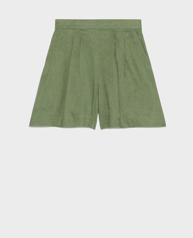 Short de lino 52 green