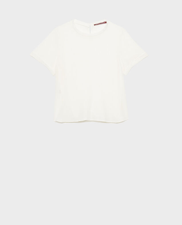CORINNE - Camiseta de seda 01 white