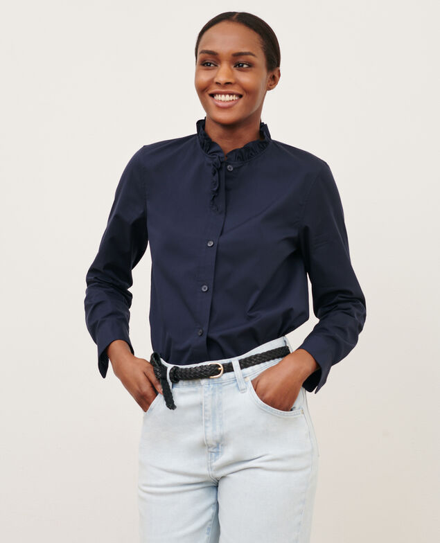 Camisa de algodón 7012c 69 navy
