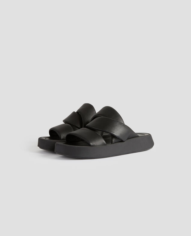 Sandalias de piel H096 black