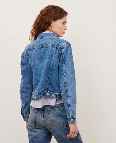 Chaqueta vaquera corta 0642 vintage wash denim 3sjd264c64