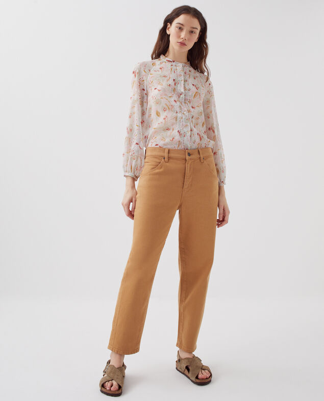 RITA - Jeans slouchy H323 camel
