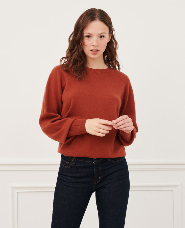 Jersey cuello redondo de cachemir 8807 17 red