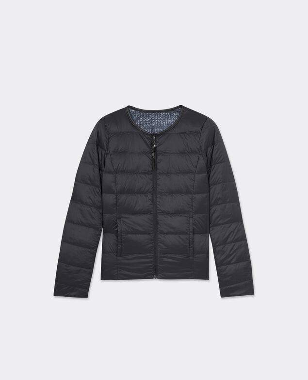 Plumas reversible estampado Midnight blue