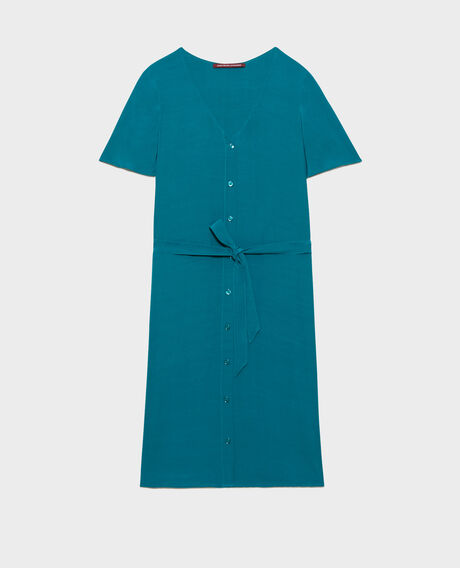LAËTITIA - Vestido corto fluido 8906 harbor blue 2wdr358v02