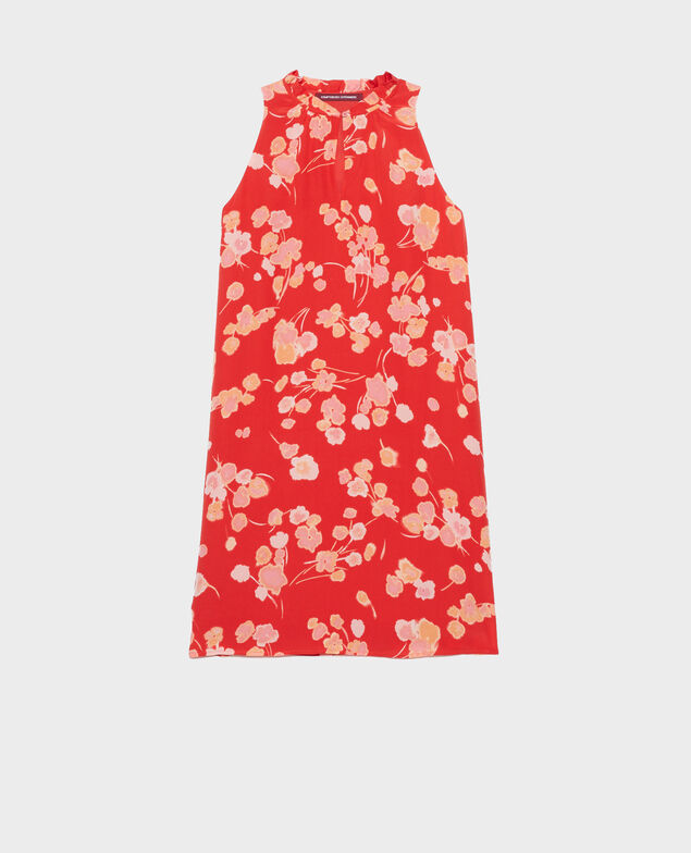 Vestido de seda 7300 print red