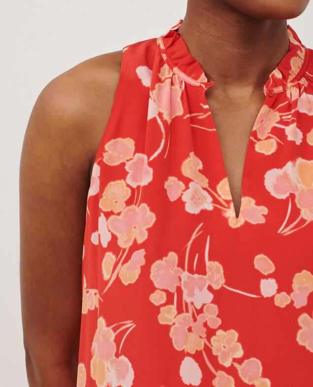 Vestido de seda 7300 print red