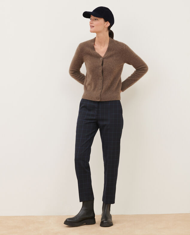 Cárdigan de cachemir A350 light brown knit