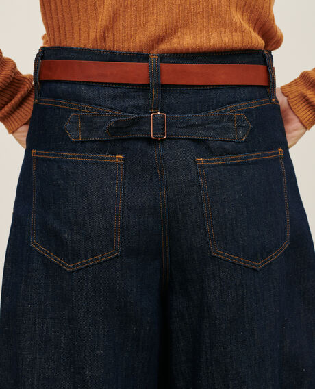 PEGGY - Pantalón carrot de tela denim