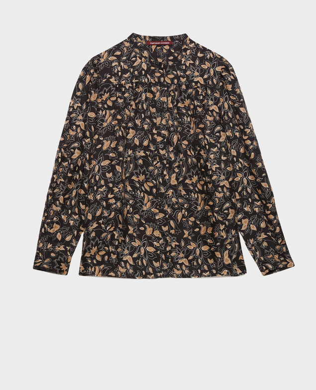 Camisa estampada 8910 34 brown print