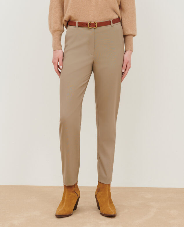 MARGUERITE - Pantalón cigarette 0311 beige