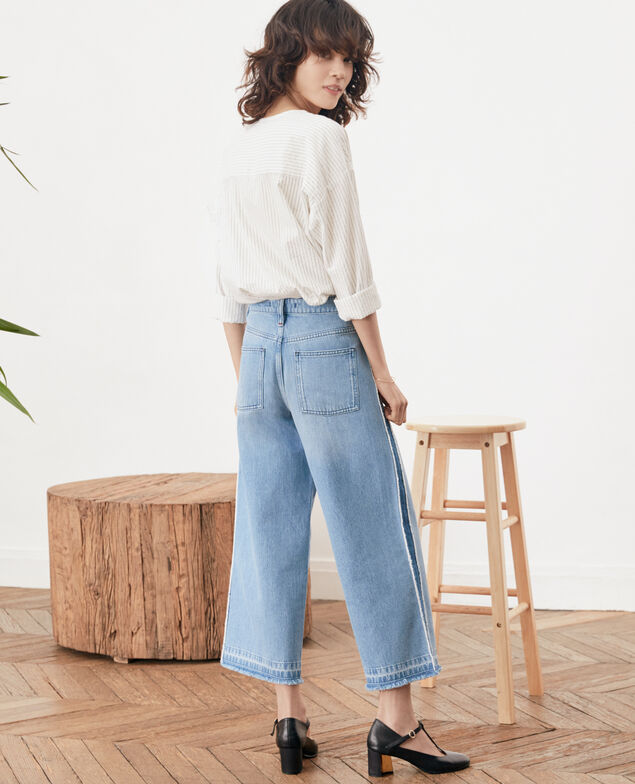 Jeans cropped Vintage wash