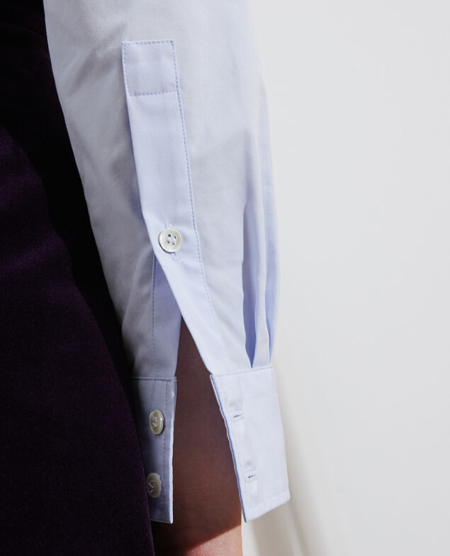 Camisa boyish de algodón Heather