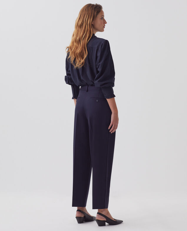 CAMILLE - Pantalón con pinzas H695 night sky