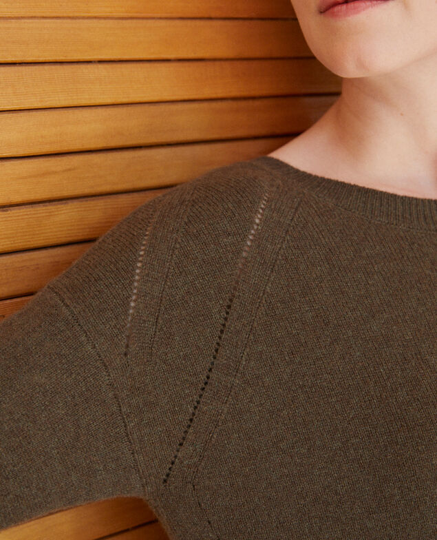 Vestido de cachemir Olive night