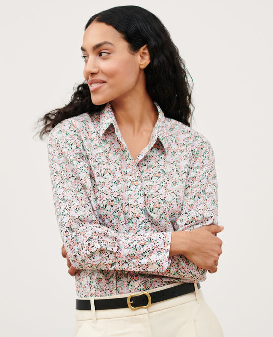 Camisa de algodón 0110 CHAMPS FLEURIS PINK