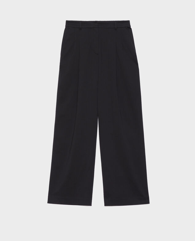 YVONNE - Pantalón amplio 4216 black_beauty