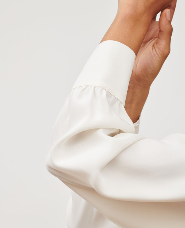 Camisa de seda 4224 gardenia