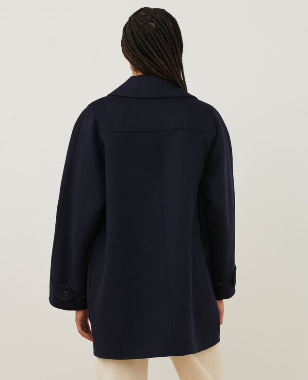 Chaquetón de doble cara de lana y cachemir 8841 69 navy 3wco021w02