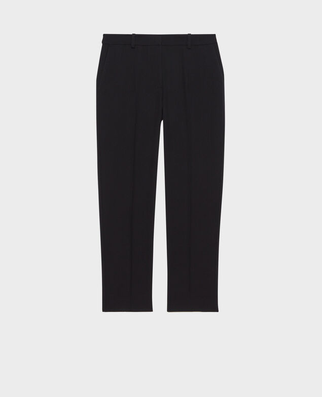 MARGUERITE - Pantalón cigarette Black beauty Noko