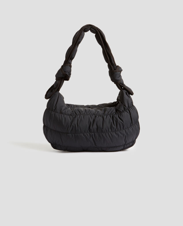 Bolso media luna acolchado 8853 09 black