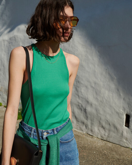 Camiseta de algodón 0542 PINE GREEN