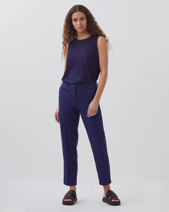 MARGUERITE - Pantalón cigarette 0643 MEDIEVAL BLUE