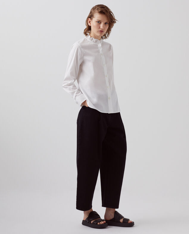 Camisa de algodón 4235 optical white