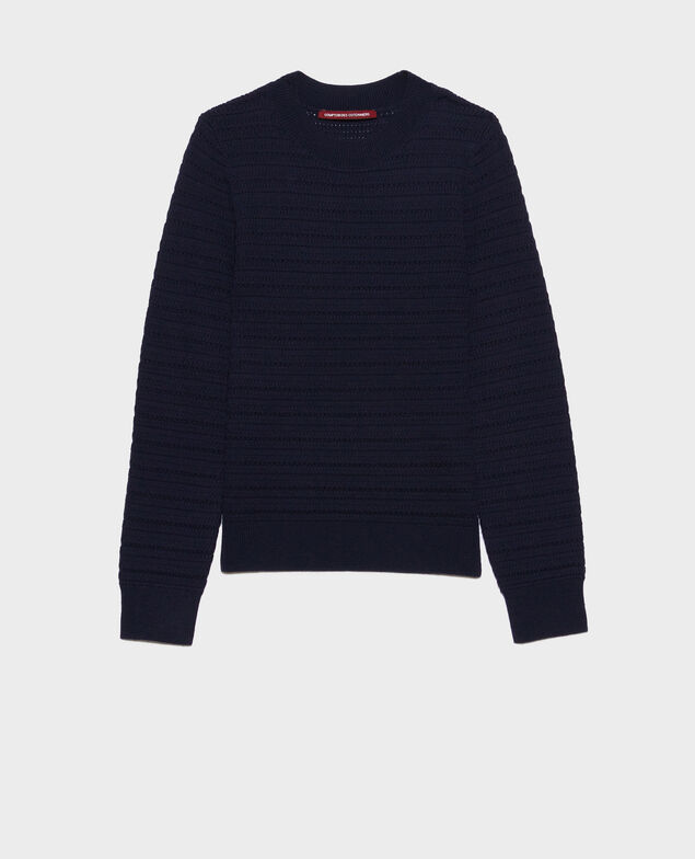 Jersey calado de lana merina 4277 night_sky