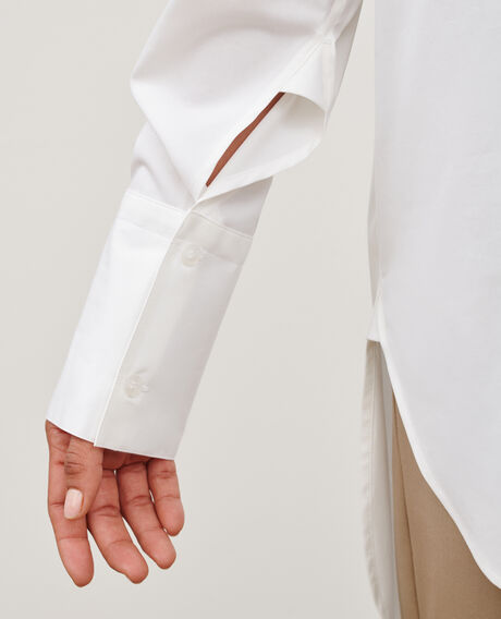 Camisa de algodón 4235 optical white 2wsh289c53
