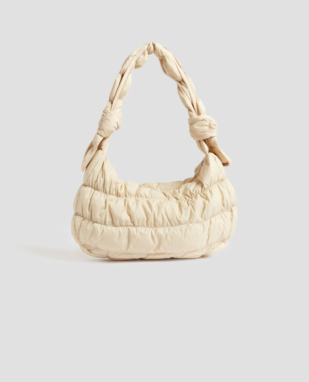 Bolso media luna acolchado H311 oyester gray