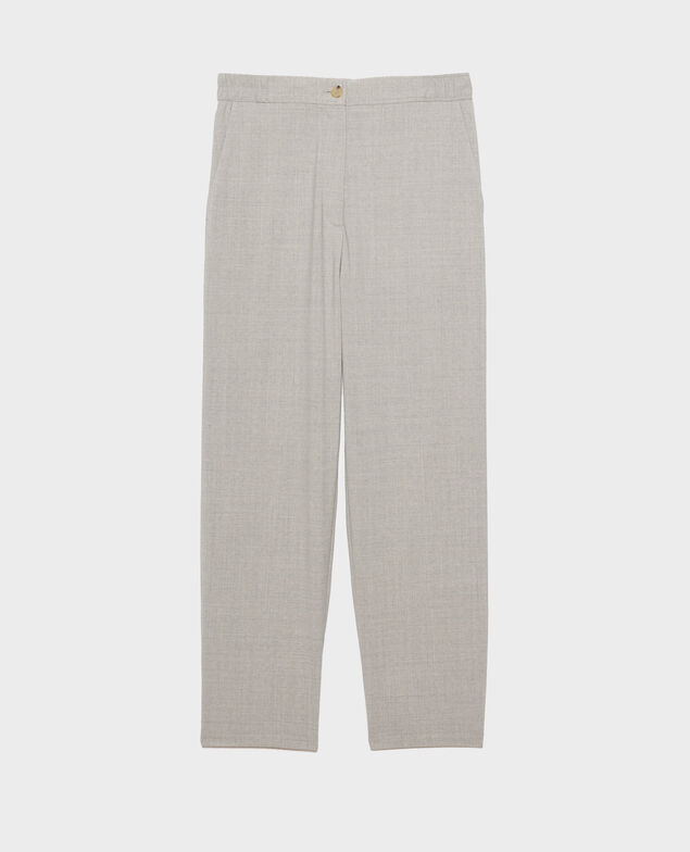 JOSÉPHINE - Pantalón jogger de lana 04 lightgrey